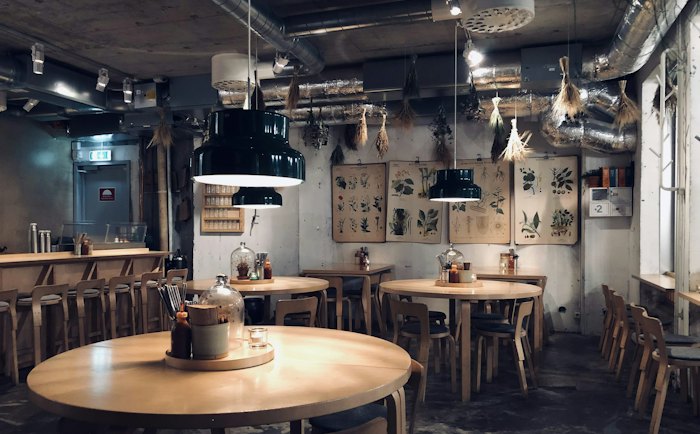 Titelbild der alten Website eines Cafés