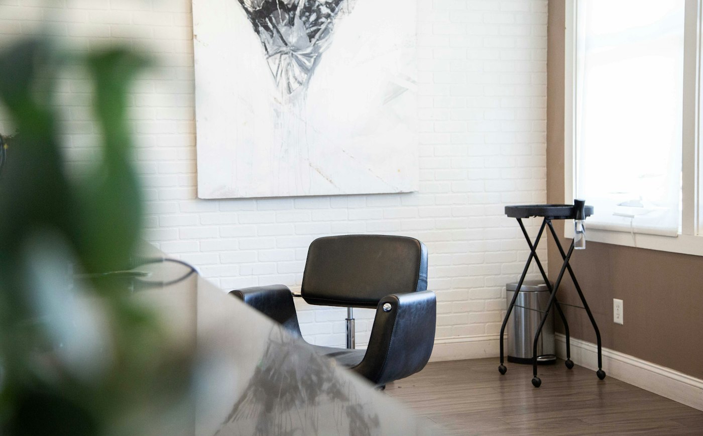 Titelbild der Baukasten-Website eines Friseursalons